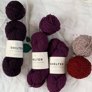 Shelter Yarn - Purple and Red